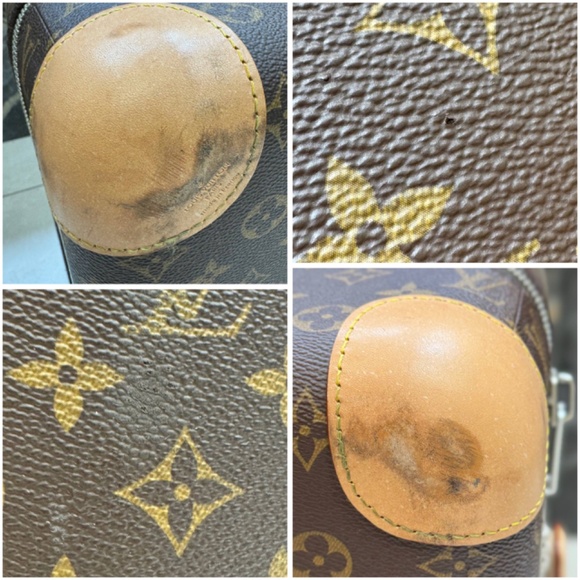 Authentic Louis Vuitton Horizon 50 Monogram Eclipse Suitcase Brown M13768 Luggag - Picture 14 of 16